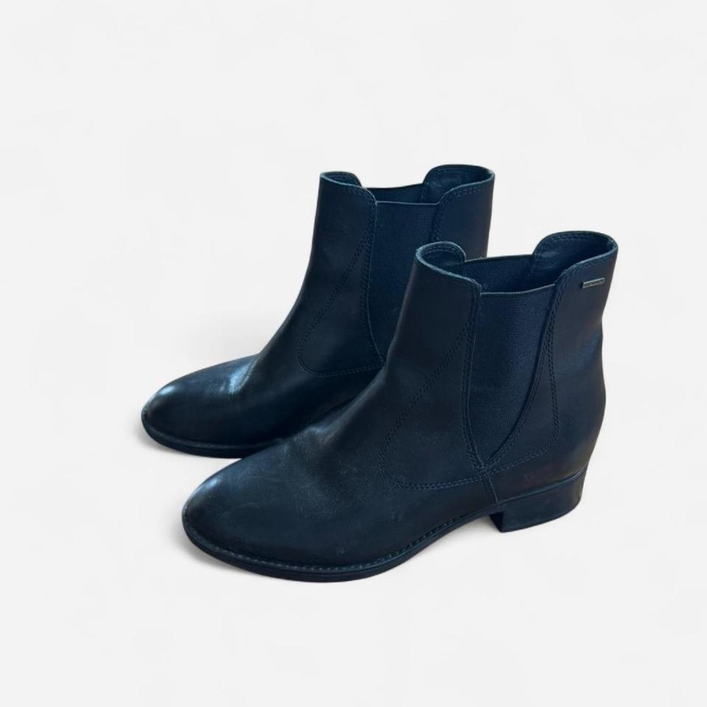 Geox Black Ankle Boots - Picture 2 of 4